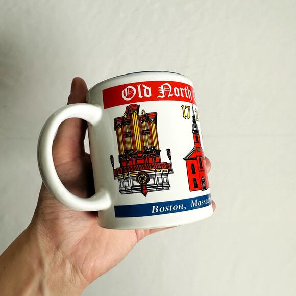 Vintage Old North Church Boston, MA 1723 Coffee Mug - Picture 3 of 7